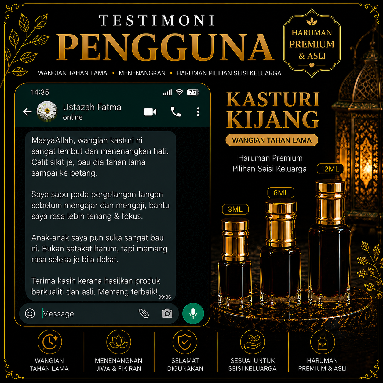 Testimoni Ustazah Fatma
